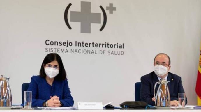 Darias e Iceta presiden su primer Consejo Interterritorial de Salud tras sus nombramientos.