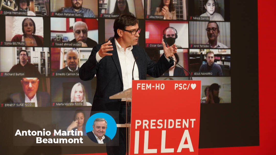 El arranque de la extraña campaña en Cataluña.
