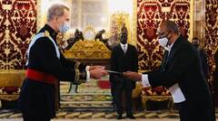 El Rey, este viernes, recibe las cartas credenciales del embajador de Guinea Bissau.