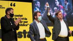 Junqueras aclama a Otegi en Cataluña en el aniversario de un crimen de ETA