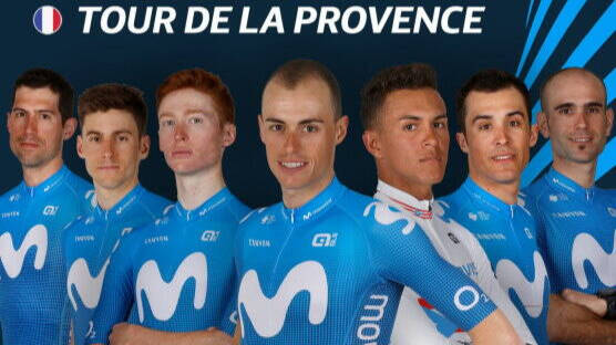 Equipo con el que Movistar disputará el Tour de la Provence. 