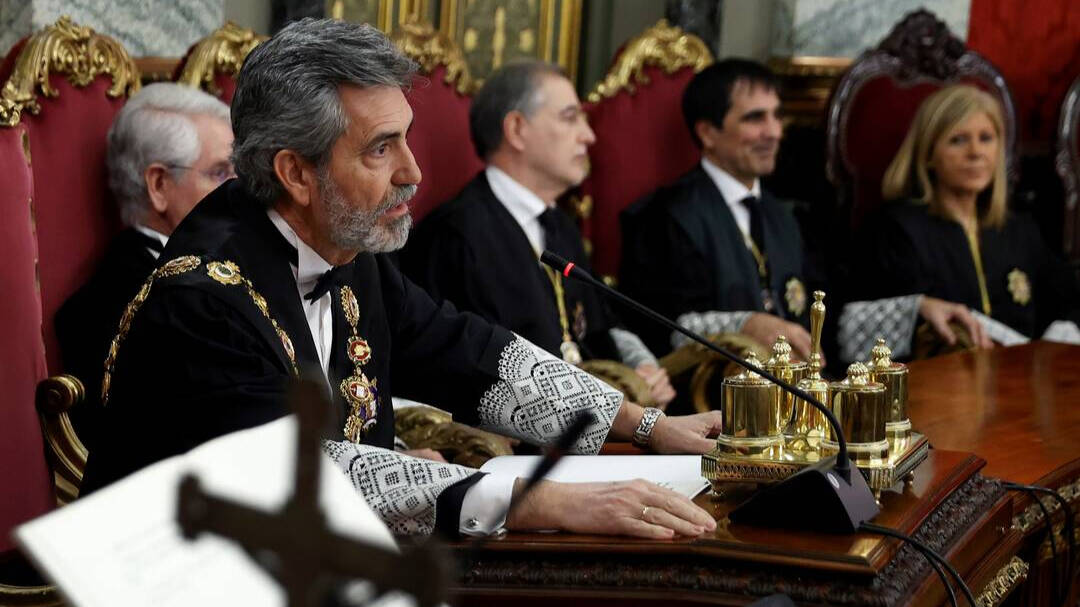 El presidente del Tribunal Supremo, Carlos Lesmes