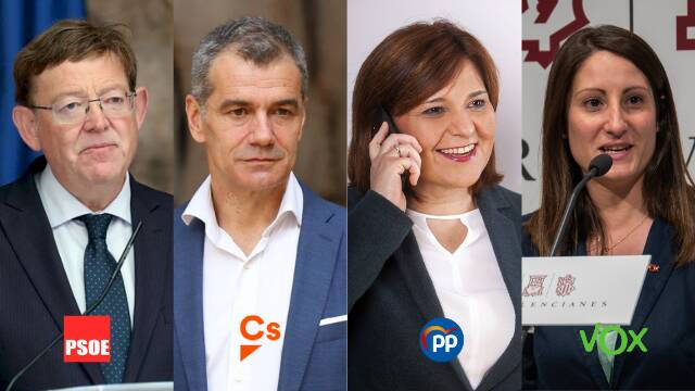 Líderes de la política valenciana