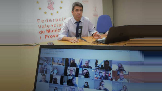 Carlos Mazón, portavoz del PP en la FVMP y presidente provincial del partido