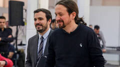 Garzón e Iglesias extienden sus críticas al Rey a todos los monárquicos
