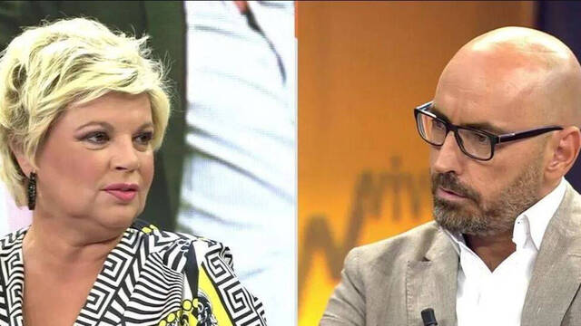 Terelu Campos y Diego Arrabal protagonizan una histórica pelea en Telecinco