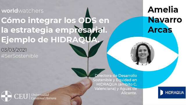 Hidraqua participa en la Semana de la Sostenibilidad de la universidad CEU Cardenal Herrera