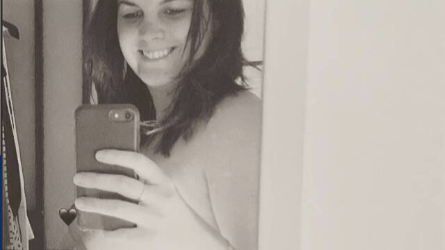 Sandra Gómez posa desnuda y embarazada a lo Demi Moore