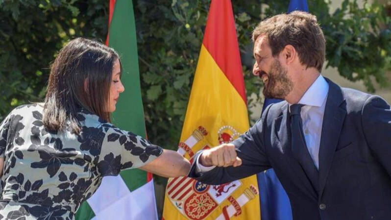 Arrimadas y Casado, cuando hicieron listas conjuntas en el País Vasco