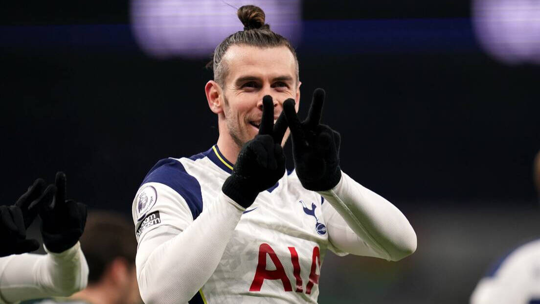 Bale, celebrado uno de los goles que recientemente ha marcado con el Tottenham.
