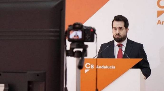 El portavoz de Cs en el Parlamento andaluz. Fran Carrillo.