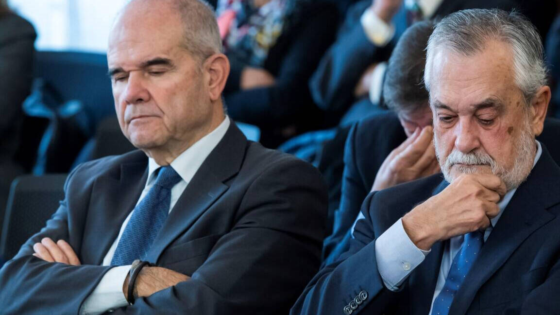 Los expresidentes andaluces Manuel Chaves y José Antonio Griñán
