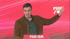 Pedro SÃ¡nchez, en el acto preelectoral con Gabilondo