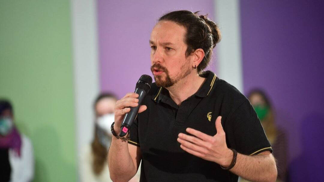 El líder de Podemos Pablo Iglesias. Foto: Dani Gago. Podemos