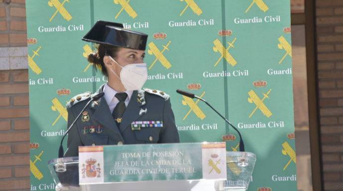 La teniente coronel Silvia Gil, primera mujer al frente de una Comandancia de la Guardia Civil.