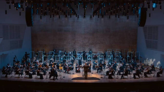 La orquesta sinfónica del ADDA, dirigida por Josep Vicent