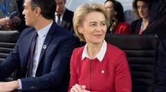 SÃ¡nchez, junto a la presidenta de la ComisiÃ³n, Ãšrsula Von der Leyen.