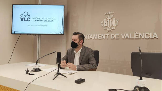 Carlos Galiana (Compromís), concejal de Control Administrativo del Ayuntamiento de València