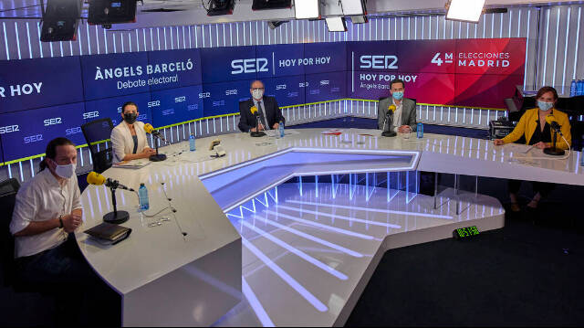 Debate electoral de Madrid en la cadena Ser