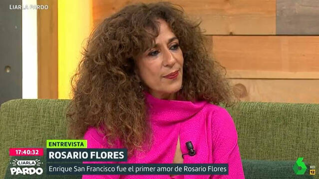 Rosario Flores narra a Cristina Pardo su amor vivido con Quique San Francisco