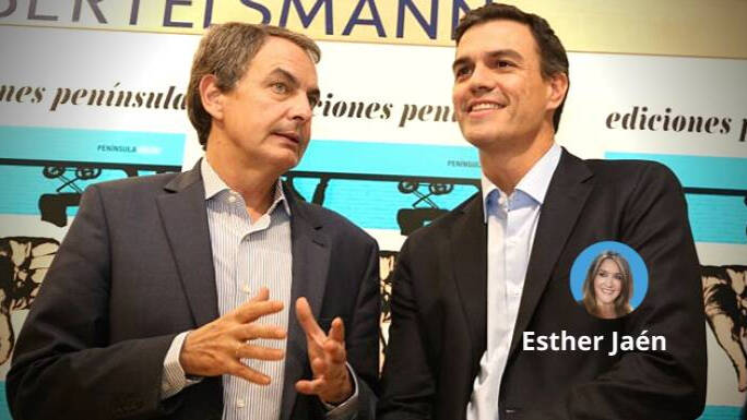 José Luis Rodríguez Zapatero y Pedro Sánchez, en una imagen de hace cuatro años