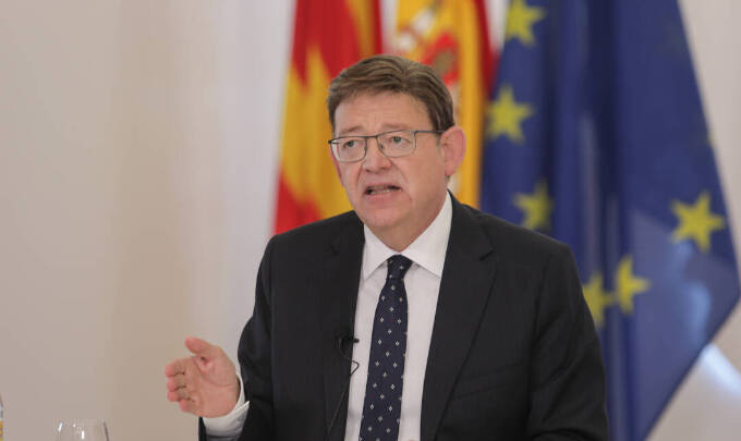 Ximo Puid durante la reunión con el Comité Europeo de las Regiones (CdR)