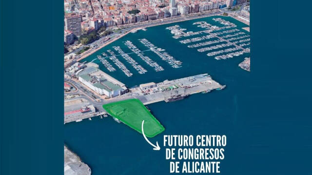 Ubicación del futuro Centro de Congresos de Alicante