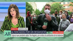 El zasca de Ana Rosa a la mujer que ha increpado a un reportero de Telecinco
