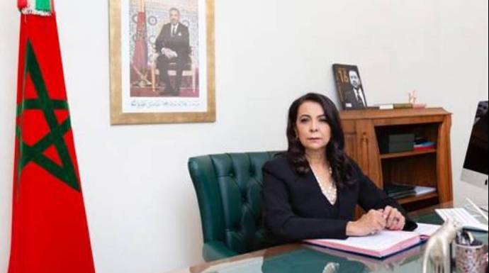 La embajadora de Marruecos en España.