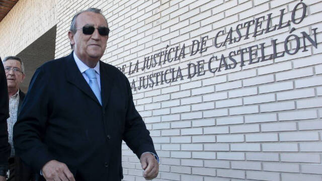 Carlos Fabra en los juzgados en una imagen de archivo
