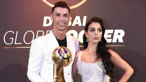 Cristiano Ronaldo y Georgina Rodríguez, en una foto de archivo. 