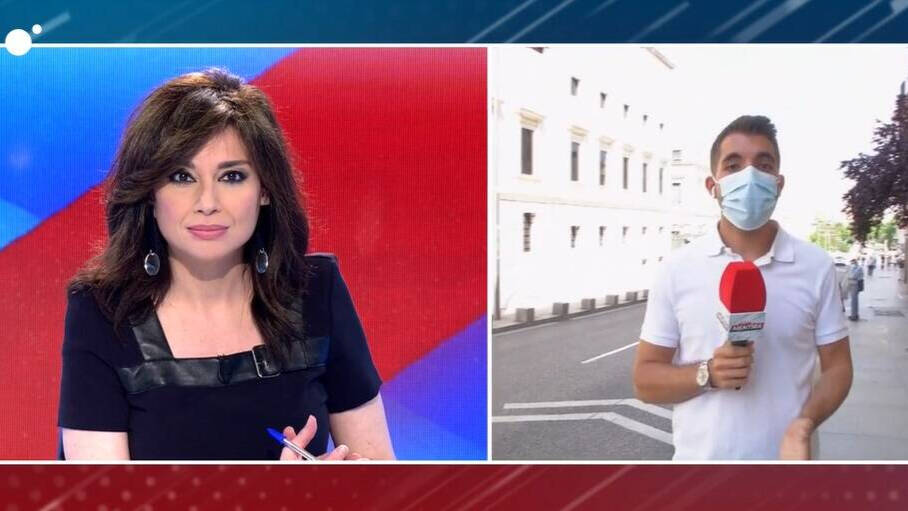 Marta Flich y Fabián Pérez, reportero de "Todo es mentira"