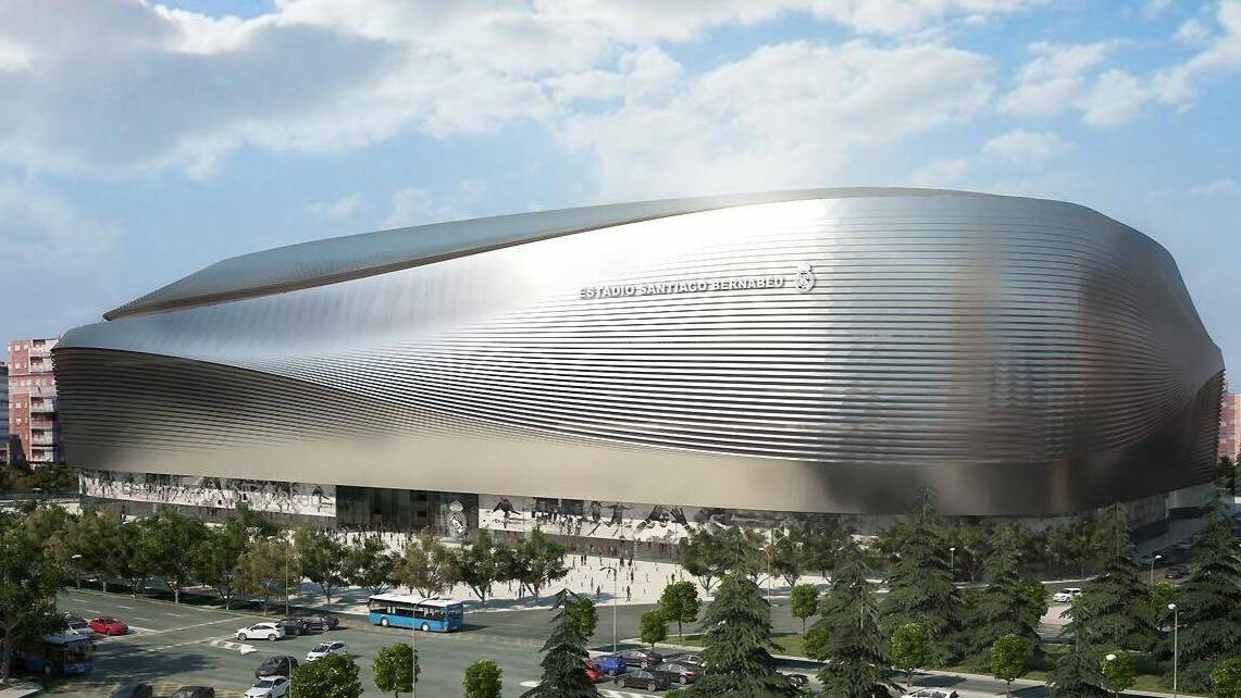 Recreación del nuevo estadio Santiago Bernabéu. 