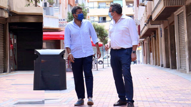 Carlos Mazón y Toni Pérez durante un encuentro que tuvieron en Benidorm hace unos meses