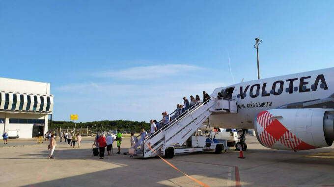 Vuelo de Volotea en el Aeropuerto de Castellón