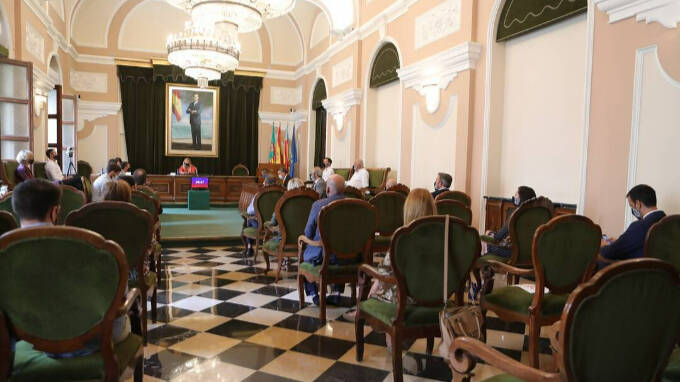 Pleno en el Ayuntamiento de Castellón