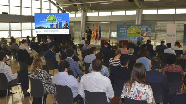 Luis Barcala, alcalde de Alicante, durante su intervención