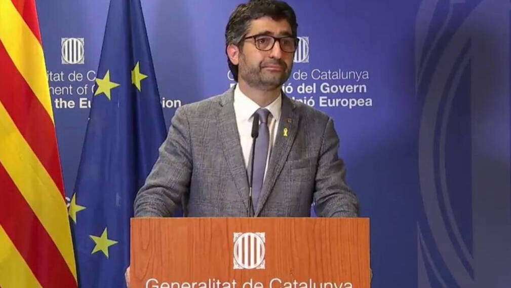El vicepresidente de la Generalitat y conseller de Políticas Digitales y Territorio, Jordi Puigneró
