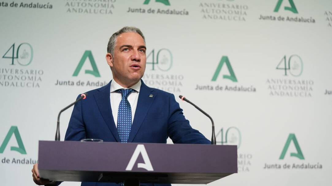 Elías Bendodo, portavoz del Gobierno de la Junta de Andalucía.