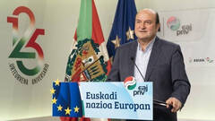 El presidente del EBB del PNV, Andoni Ortuzar