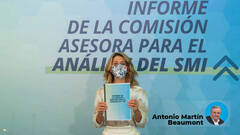 Yolanda DÃ­az con el informe de la ComisiÃ³n Asesora para el AnÃ¡lisis del SMI.