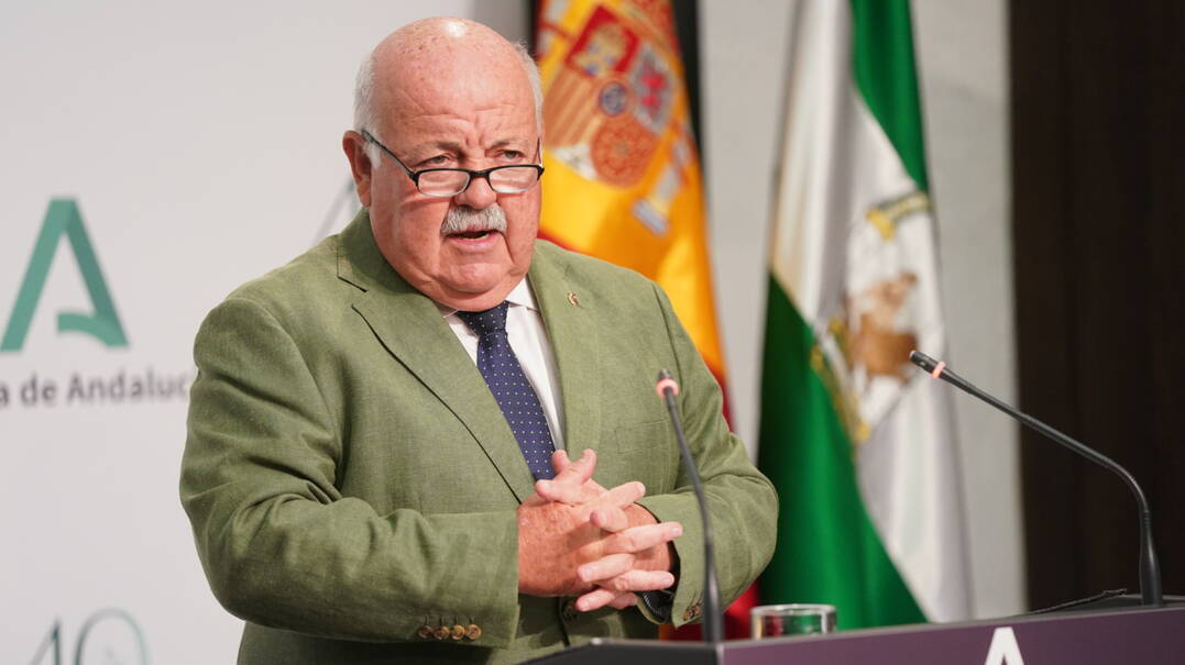 Jesús Aguirre, consejero de Salud de la Junta de Andalucía.