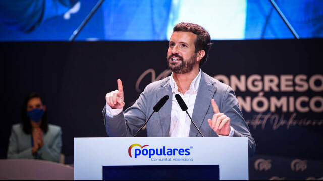 Pablo Casado, presidente del Partido Popular / Jorge Gil / Europa Press