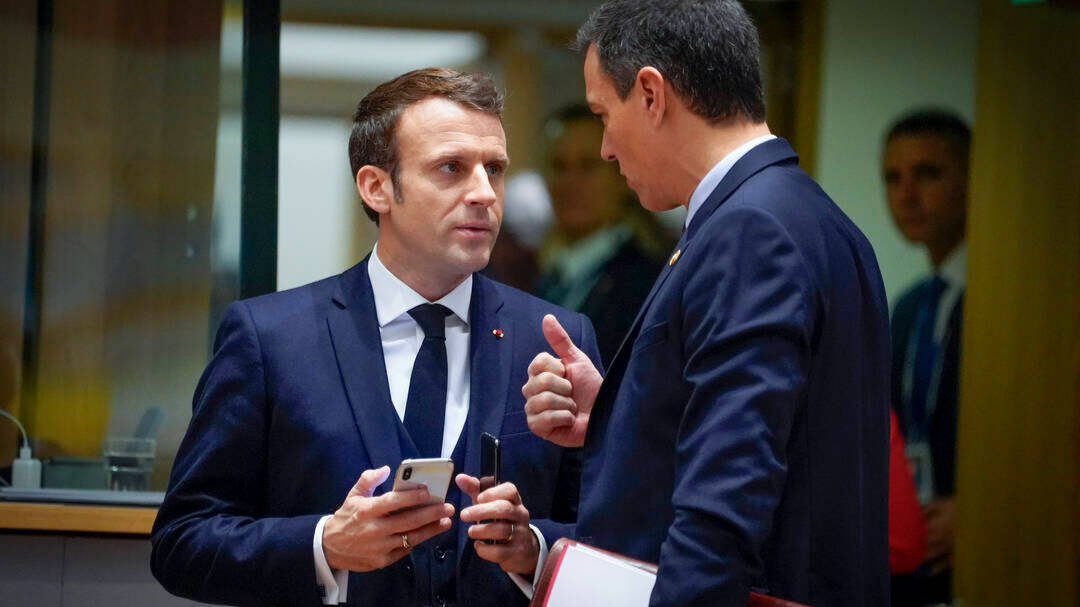 Emmanuel Macron y Pedro Sánchez en una foto de archivo