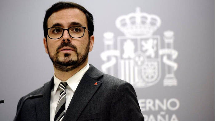 Alberto Garzón, con su notable cambio de imagen desde que es ministro