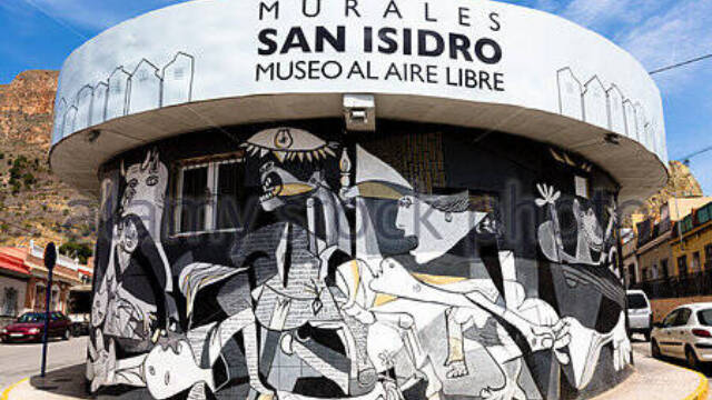 Murales de San Isidro en homenaje a Miguel Hernández 