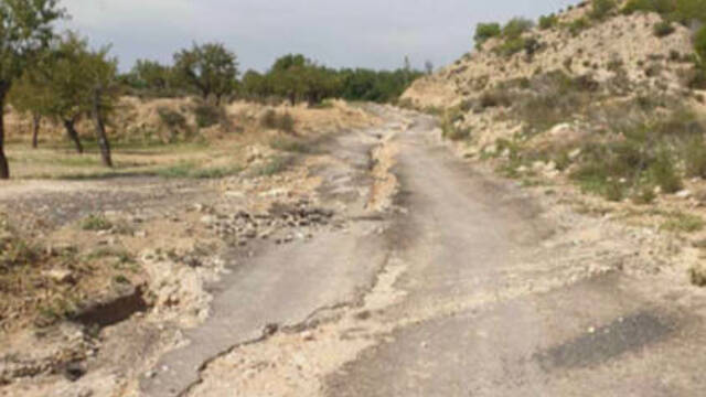 La lluvia de septiembre provocó graves daños en los caminos de las partidas Rurales