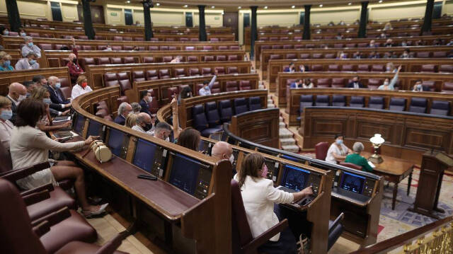 Vista general de una votación en el Congreso de los Diputados / E. Parra. POOL / Europa Press