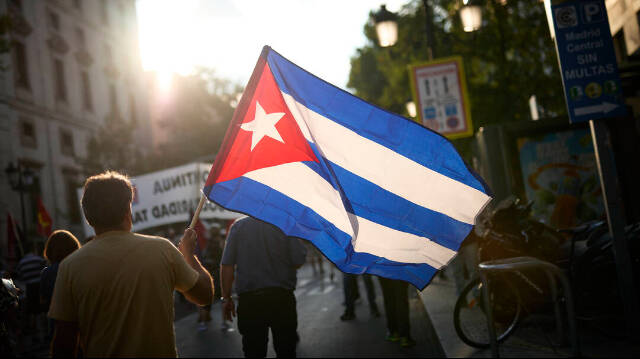 Protestas de cubanos en Madrid