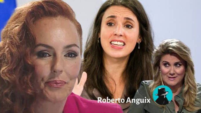 Rocío Carrasco, Irene Montero y Carlota Corredera